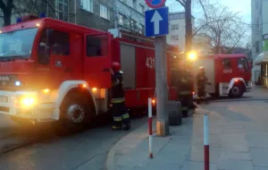 Pożar w Śródmieściu Gdyni