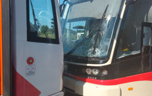 Zderzenie tramwajów na Chełmie. Sześć osób w szpitalu