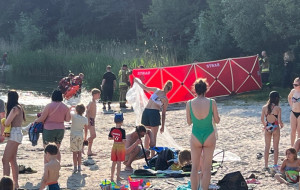 Utonięcie 28-latka w jeziorze Otomińskim