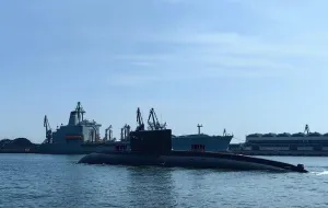Polski okręt podwodny wyszedł w morze