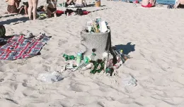 Prawie 55 ton śmieci na plaży. Do wakacji
