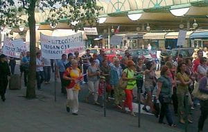 Kupcy protestowali w Gdyni
