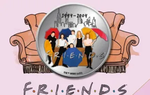 Serial "Przyjaciele" na jedynej takiej monecie na świecie