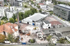 Rozbiórka na terenie byłego zakładu Bałtyk. Wiemy, co powstanie
