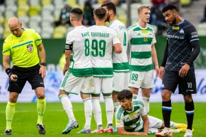 Lechia Gdańsk - Stal Rzeszów 2:1. Tomasz Neugebauer skończył od razu dwie serie