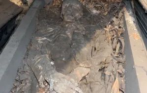 Mumia z krypty kościoła zagrała w filmie