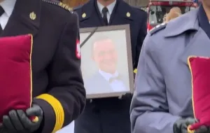 Uroczysty pogrzeb strażaka-nurka Bartosza Błyskala
