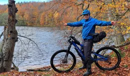 Pojezierze Kaszubskie jesienią na rowerze