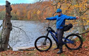 Pojezierze Kaszubskie jesienią na rowerze