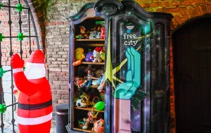 Toycrossing na jarmarku w Gdańsku. Akcja wymiany zabawek w świątecznej szafie