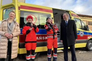 Nowe karetki za ponad 1,5 mln zł dla gdańskiego pogotowia