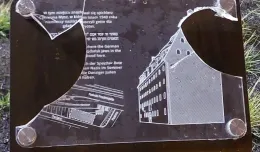 Zniszczono tablicę upamiętniającą getto w Gdańsku