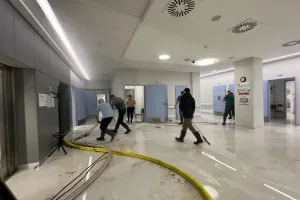 Zalanie w szpitalu. Wstrzymano prace radioterapii