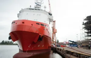 Hybrydowy PSV ochrzczony w gdańskiej stoczni Remontowa Shipbuilding