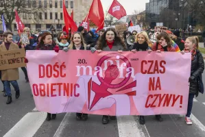 Manifa przeszła przez Gdańsk. Na początku musiała interweniować policja
