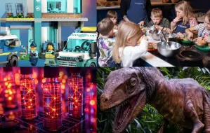 Dinozaury, lego, laboratorium, a może kino lub astrobaza? Atrakcje na weekend