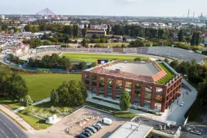 Przy stadionie żużlowym powstaje nowy budynek LPP