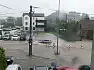 Zalane ulice po burzy nad Trójmiastem