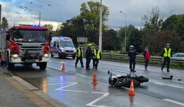 Śmiertelny wypadek motocyklisty w Gdyni
