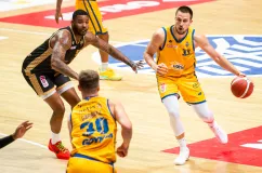 AMW Arka Gdynia - Zastal Zielona Góra 83:92. 10 minut dobrej obrony to za mało