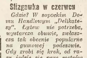 Wreszcie przyszło lato, ale w Sopocie i tak ślizgawka
