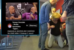 Odprawiał egzorcyzm w Zieleniaku, będzie walczył w klatce