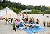 Joga na supach i bohokolacja na plaży