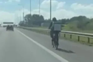 Kosztowna przejażdżka rowerem po Obwodnicy Trójmiasta