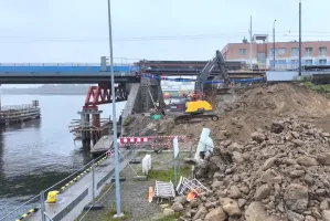 Odcinają most Siennicki od lądu