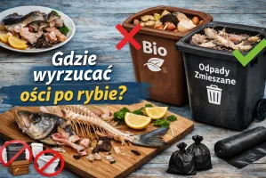 Gdzie wyrzucać ości po rybie?