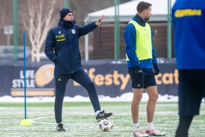 Arka Gdynia zaczęła przygotowania do wiosny. 20 piłkarzy na pierwszym treningu