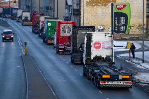 Przewoźnicy protestowali w Trójmieście