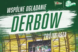 Lechia Gdańsk zaprasza na wspólne oglądanie derbów Trójmiasta na telebimie