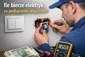 Ile bierze elektryk za podłączenie włącznika?