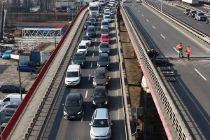 Paraliż na Estakadzie Kwiatkowskiego. W piątek ruszył remont przegubu