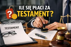 Ile się płaci za testament u notariusza? Sprawdź aktualne stawki i ukryte koszty