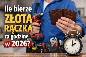 Ile bierze złota rączka za godzinę? W 2026 to już nie są drobne pieniądze
