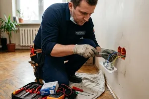Ile bierze elektryk za wymianę gniazdka w mieszkaniu?