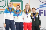 Marta Jakubowska na podium seniorskiego Pucharu Świata w florecie Marta Jakubowska na podium seniorskiego Pucharu Świata w florecie
