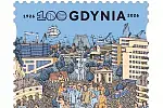 Specjalny znaczek pocztowy na 100-lecie Gdyni