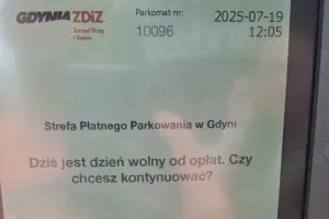 Parkomat pokazuje "dzień wolny od opłat"? To błąd, trzeba szukać innego i zapłacić