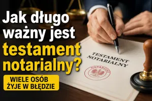 Jak długo ważny jest testament notarialny?