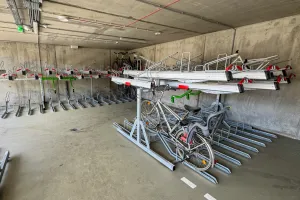 "Gdańsk to nie Amsterdam". Kubaturowy parking rowerowy nadal mało popularny
