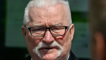 Lech Wałęsa z nagrodą za działania na rzecz przemian na Białorusi