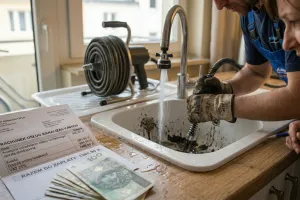 Ile kosztuje przepchanie rury i czyszczenie odpływu? Cennik usług 2026