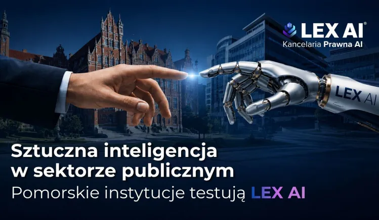 Sztuczna inteligencja w sektorze publicznym. Pomorskie instytucje testują LEX AI