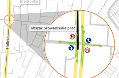 Kościuszki nie przejedziesz na wprost przez Hallera