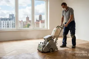 Cyklinowanie parkietu w Trójmieście 2026 - aktualne ceny za m kw