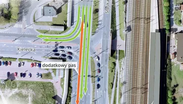 Zmiana organizacji ruchu na zatłoczonym skrzyżowaniu w Gdyni