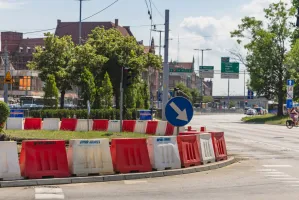 Węzeł Hucisko: od 4 lipca utrudnienia w ruchu i zmiany w komunikacji miejskiej
